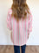 Kimberly Oversized Shirt in Pink Stripe