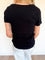 Sutton V Neck Tee In Black
