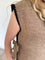 Brittani Mock Neck Contrast Side Tie Sweater