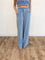 Salma Wide Leg Chambray Pants