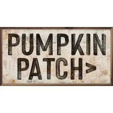 Pumpkin Patch Sign 24x12