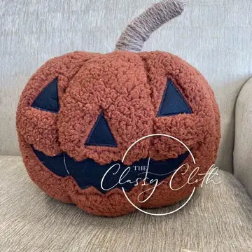 Pumpkin Pillow in Orange