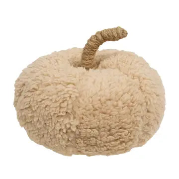 Ivory Sherpa Pumpkin, Large