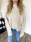 Astrid Tie-Back Sweater in Taupe