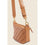 Wisteria Woven Handbag in Camel