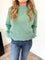 Aria Texture Knit Sweater in Green