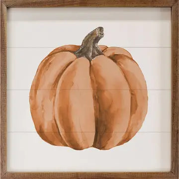Pumpkin Home Sign 8x8