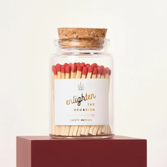 Lux Mini Match Corked Vial - Red