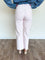 Lisette High Rise Wide Ankle Jeans in Soft Pink