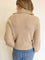 Micah Mock Neck Half Zip Pullover in Khaki