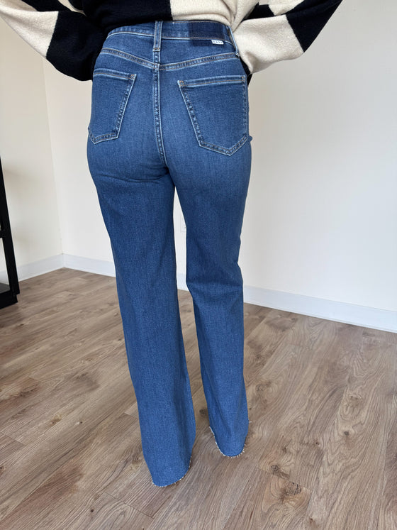 August High Rise Wide Leg Jeans