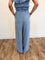 Salma Wide Leg Chambray Pants