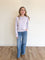 Spanx AirEssentials Crew Neck Sweatshirt in Lavender