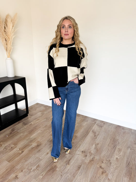 August High Rise Wide Leg Jeans