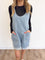 Marlowe Open Back Shortalls in Denim