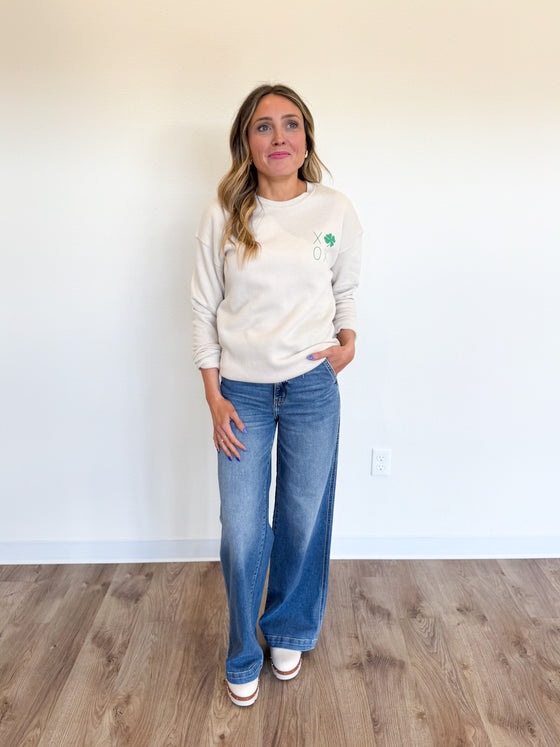 Hazel XOXO Clover Sweatshirt