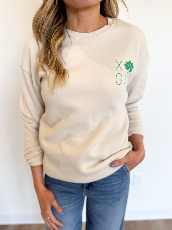 Hazel XOXO Clover Sweatshirt