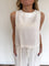 Giavanna Button Back Linen Tank