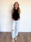 Haven Ribbed Tank in Black
