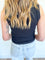 Haven Ribbed Tank in Black