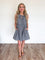 Townes Mini Navy Stripe Bowknot Dress