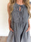 Townes Mini Navy Stripe Bowknot Dress