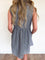 Townes Mini Navy Stripe Bowknot Dress