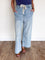 Weslie Washed Denim Tie Front Pants