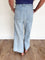 Weslie Washed Denim Tie Front Pants