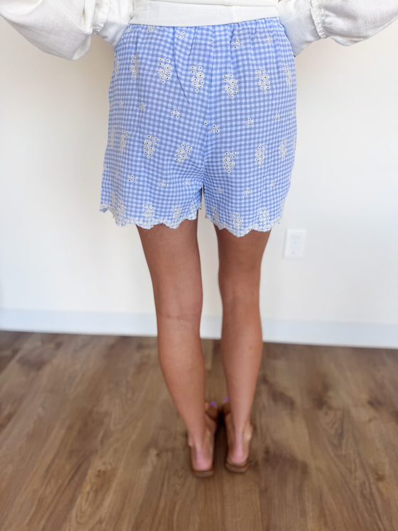 Bodhi Blue Embroidered Boxer Shorts