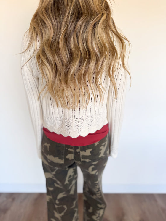 Piper Front Tie Cardigan
