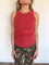 Merrin Ribbed Tank in Terracotta