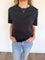 Camila Boxy Fit Tee in Black
