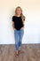 Deborah Crop Flare Jeans