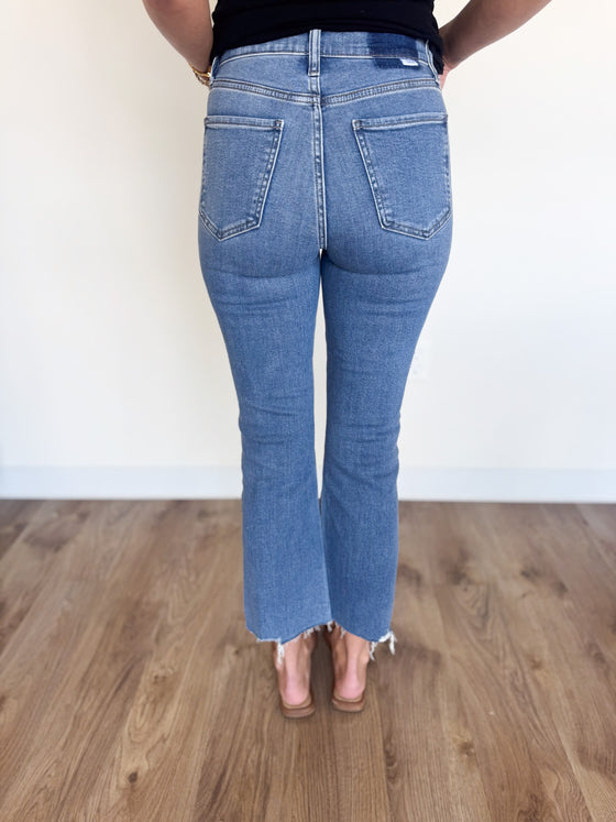 Deborah Crop Flare Jeans