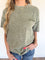 Tori Good Vibes Tee in Olive