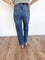 Cobalt Mid Rise Bowed Jeans