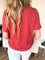 Camila Boxy Fit Tee in Red Pear