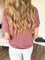 Camila Boxy Fit Tee in Rose Taupe