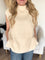 Betty Brushed Sweater Vest in Ecru