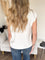 Evie Sweater Muscle Tank in Off White