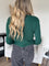 Willa Cable Cardigan in Dark Green