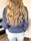 Celie Scuba Sweatshirt in Dusty Navy
