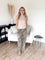 Fleur Ribbed Knit Button-Up Tank