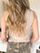 Fleur Ribbed Knit Button-Up Tank