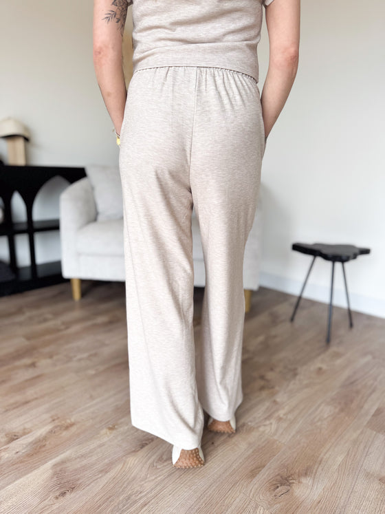 Tatiana Lounge Pants in Oatmeal