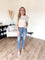 Tate High Rise Slim Ankle Jeans