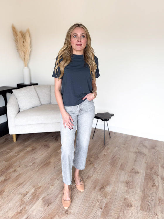 Emile Super High Rise Straight Jeans