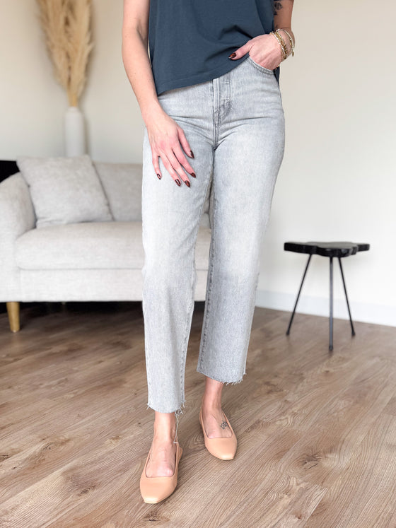 Emile Super High Rise Straight Jeans