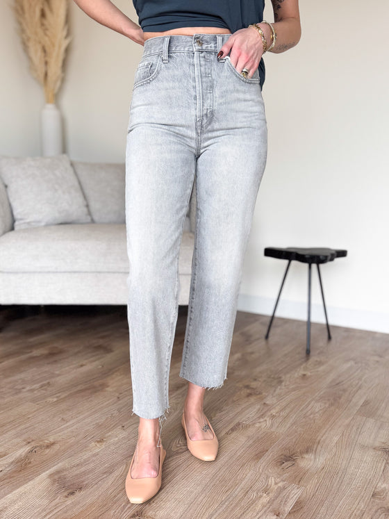 Emile Super High Rise Straight Jeans